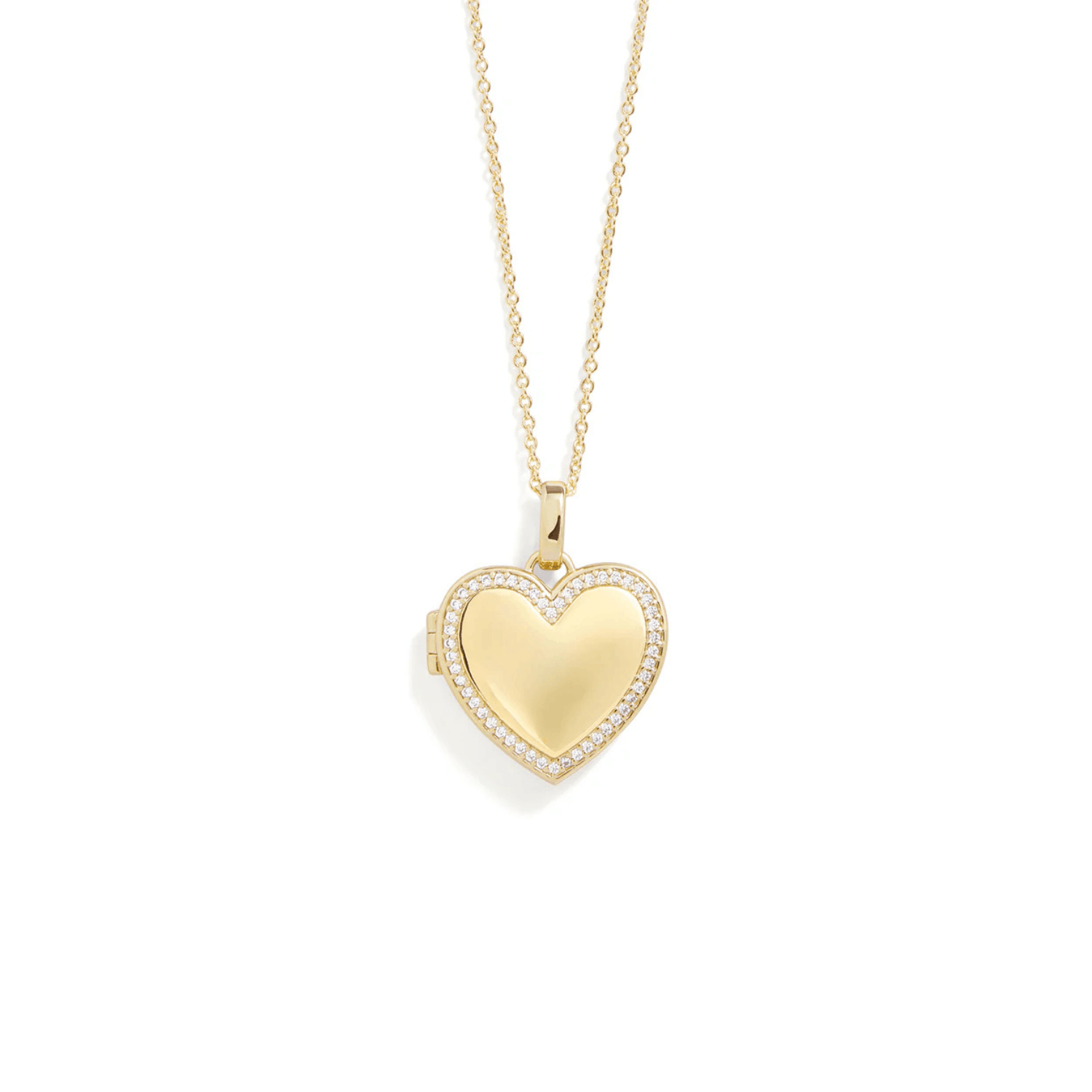 Custom Photo Heart Locket Necklace