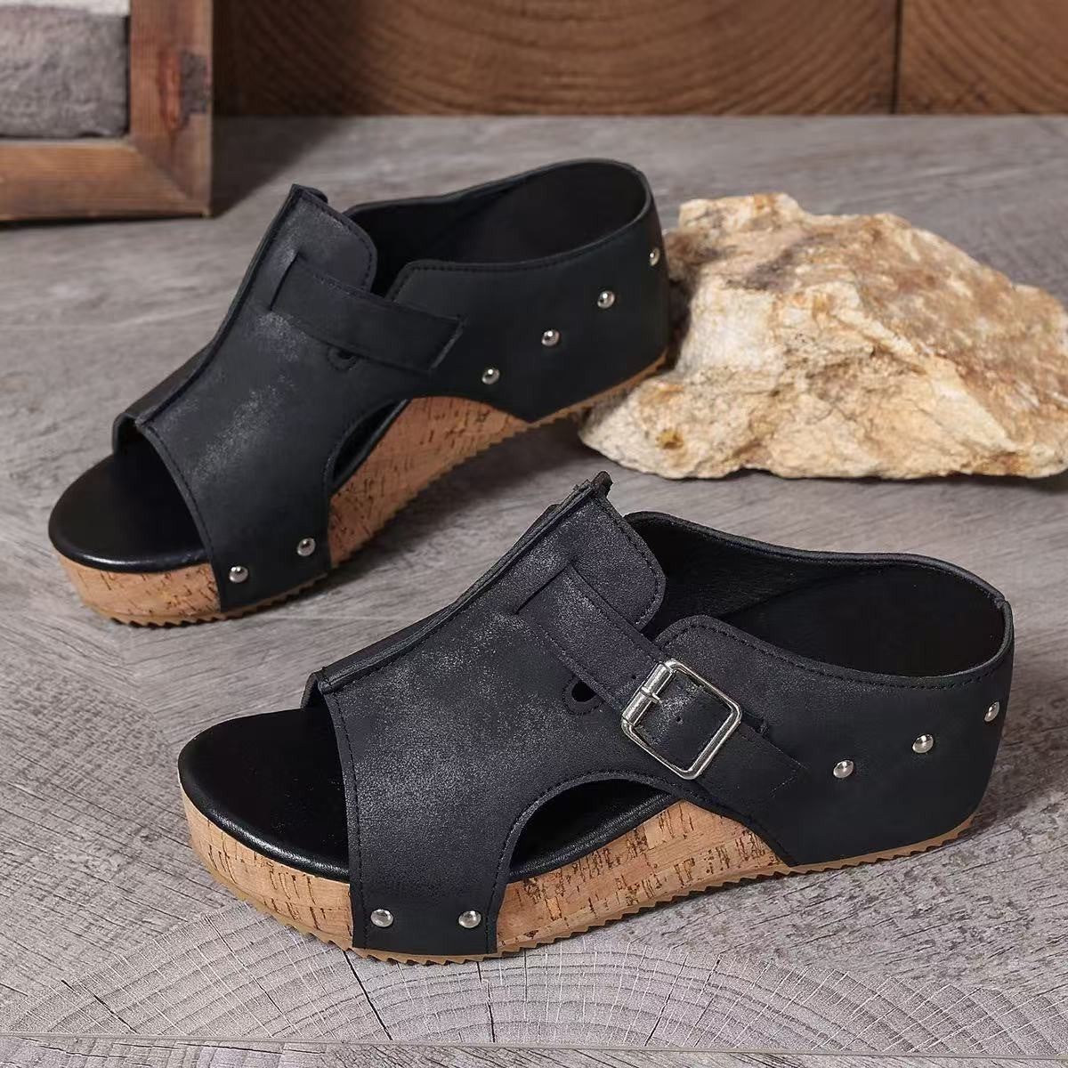 MARLENE™ | Vintage Comfort Wedge Sandals