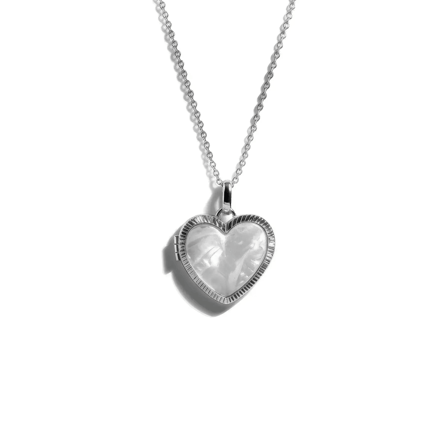 Custom Photo Heart Locket Necklace