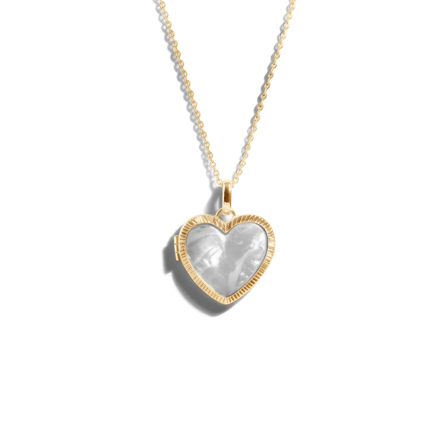 Custom Photo Heart Locket Necklace