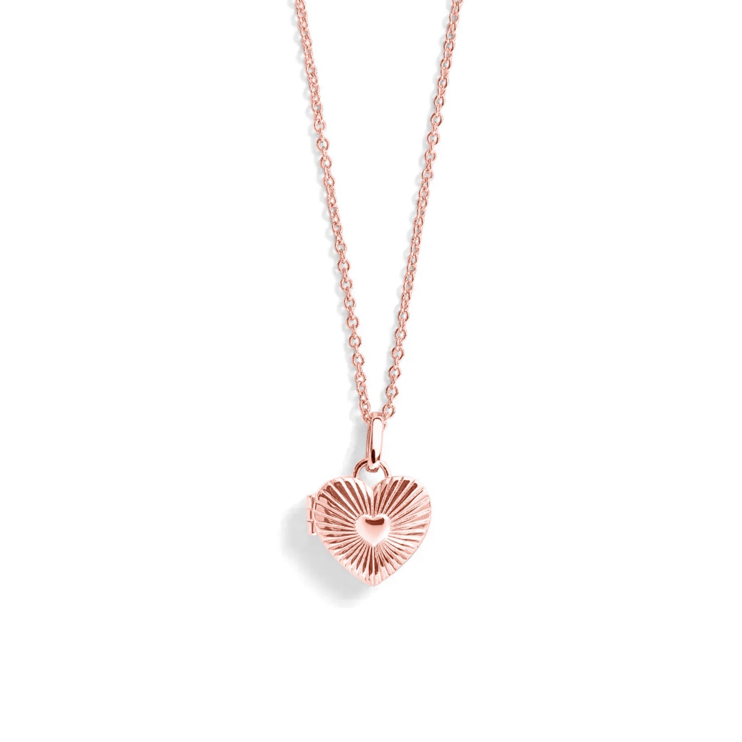 Custom Photo Heart Locket Necklace