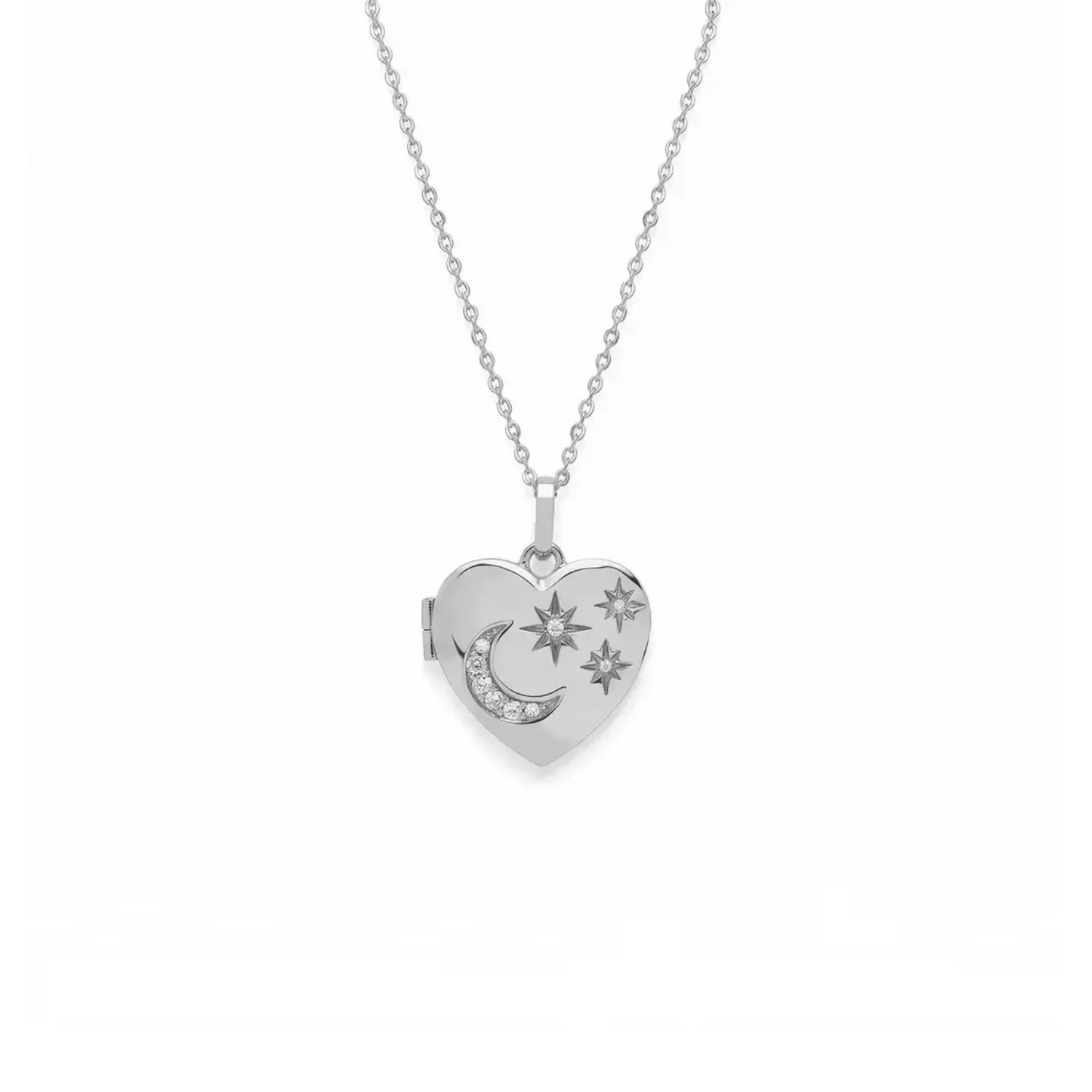 Custom Photo Heart Locket Necklace