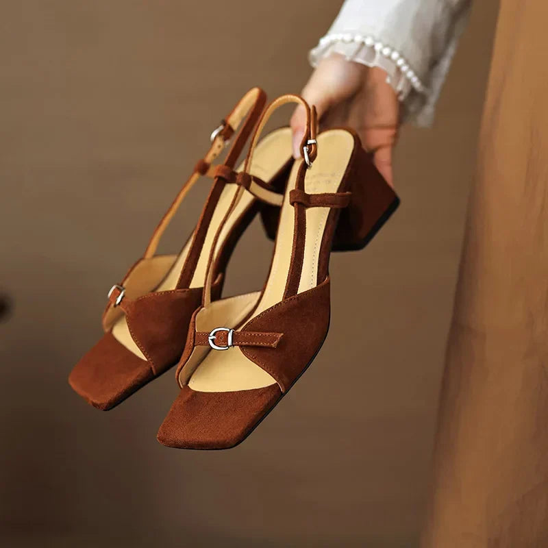 Capris Genuine Leather Sandals
