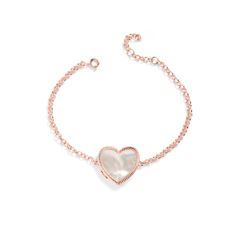 Custom Photo Heart Locket Bracelet