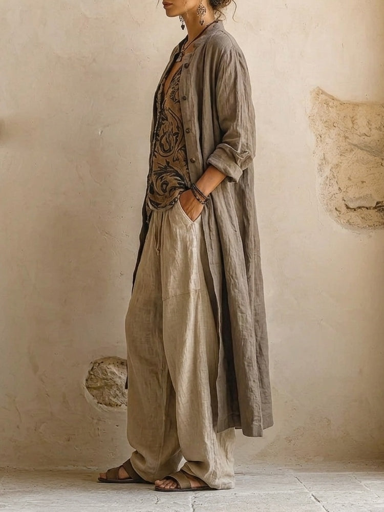 Hazel | Breezy 3-Piece Linen Ensemble