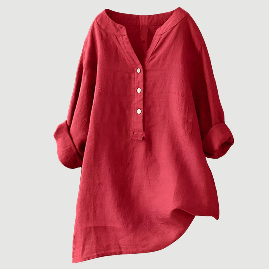 Gail | Airy Button-Down Shirt