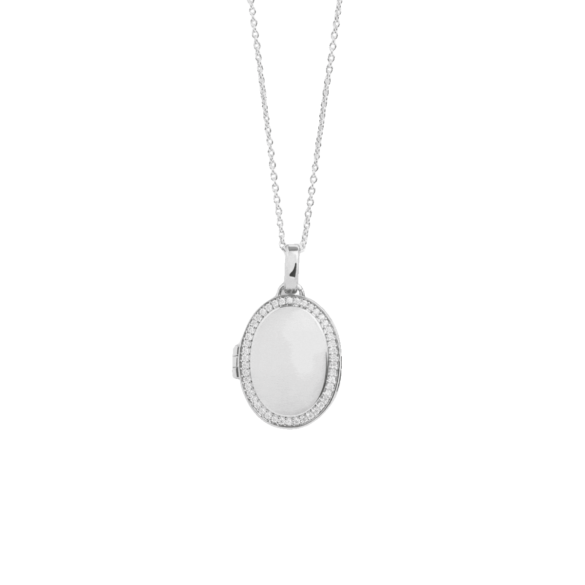 Custom Photo Oval Locket Necklace