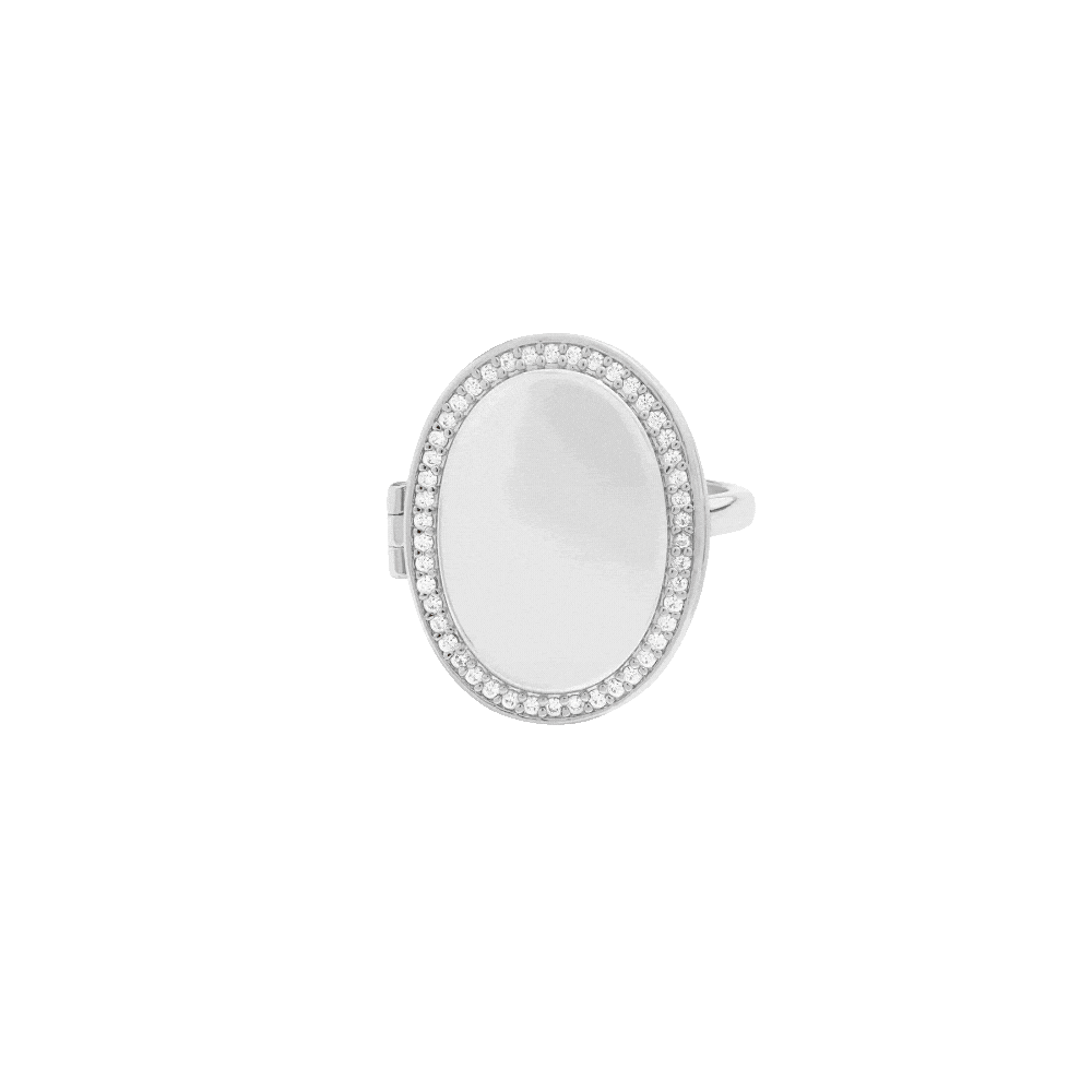 Custom Photo Locket Ring