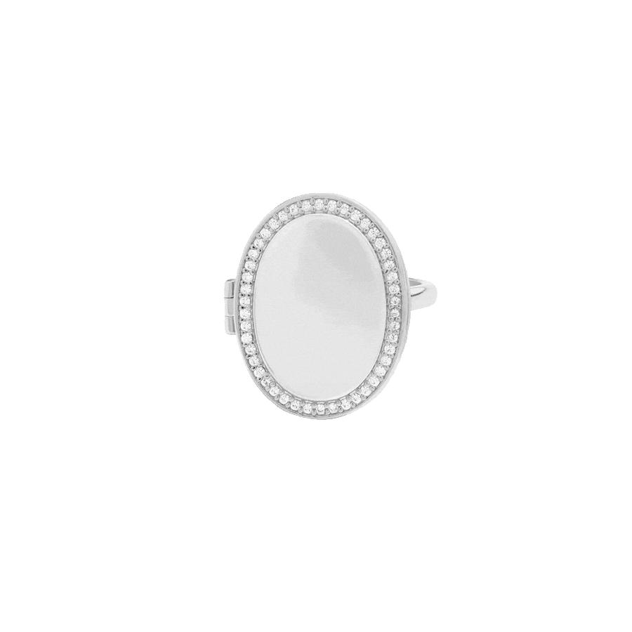 Custom Photo Locket Ring