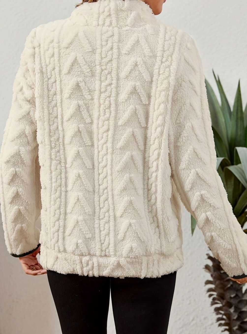 Madison | Women's Cozy Fleece Half-Zip Kangaroo Pocket Pullover Sweater
