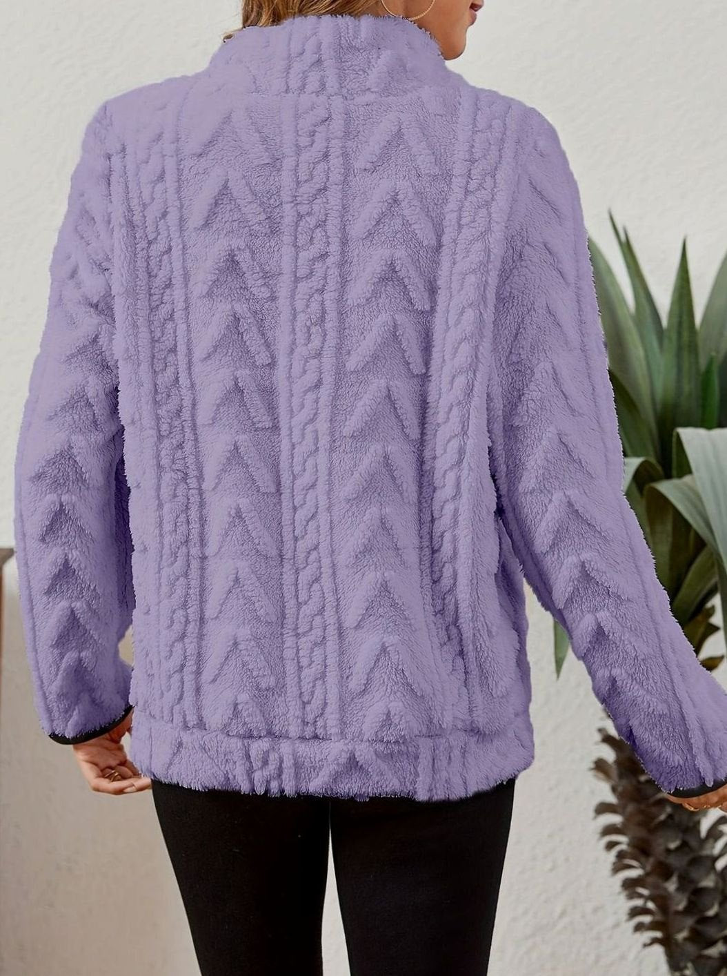 Madison | Women's Cozy Fleece Half-Zip Kangaroo Pocket Pullover Sweater