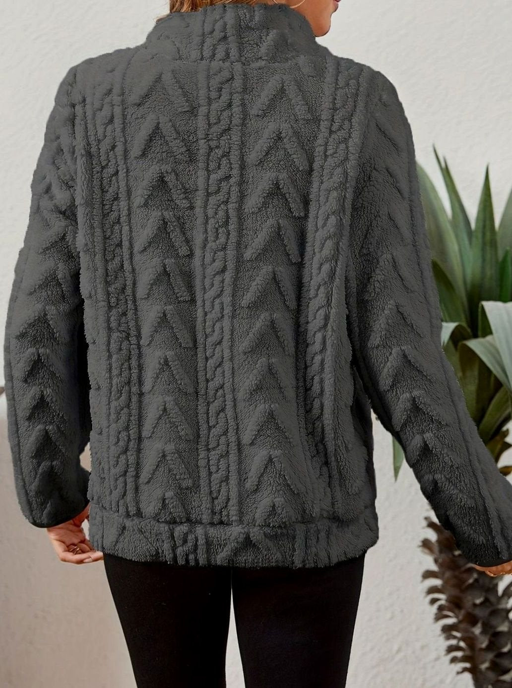 Madison | Women's Cozy Fleece Half-Zip Kangaroo Pocket Pullover Sweater