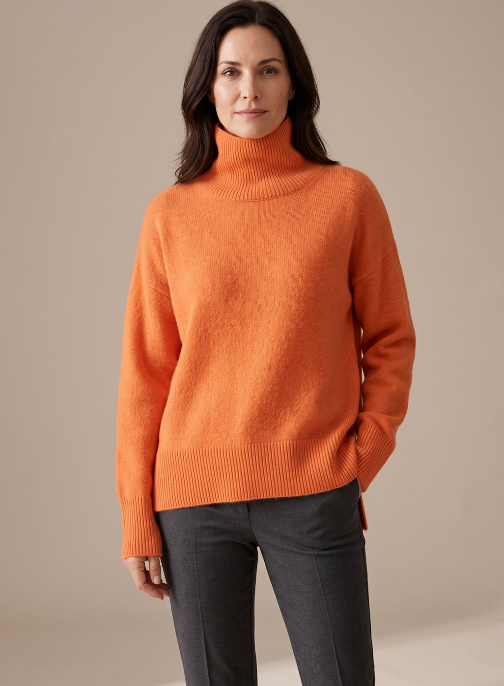 Madison | Women's Oversized Knit Turtleneck Pullover Sweater